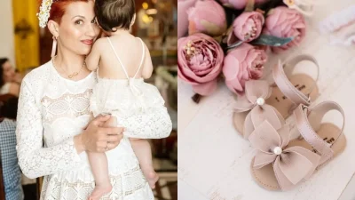 Με ολόλευκο σύνολο και θέα το γαλάζιο της θάλασσας - Βάφτισε την κόρη της η Πέννυ Μπαλτατζή