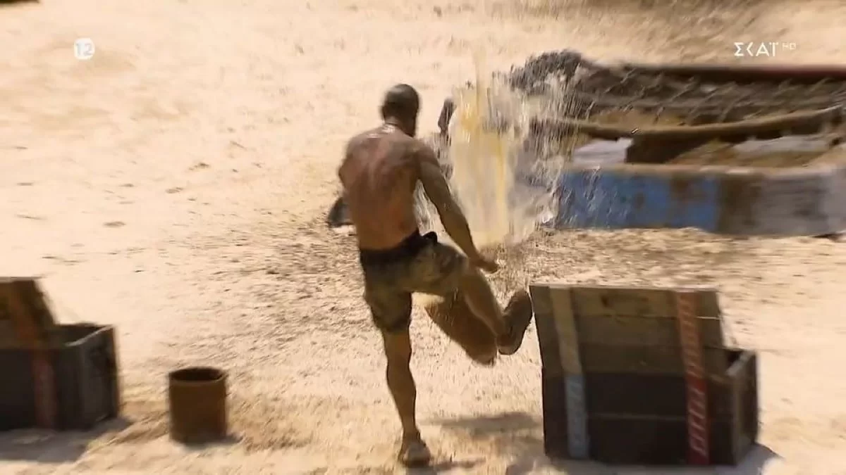 Survivor All Star: Τραυματίστηκε ο Τάκης Καραγκούνιας και εξαγριώθηκαν οι Μαχητές - Σταμάτησε στη μέση ο αγώνας