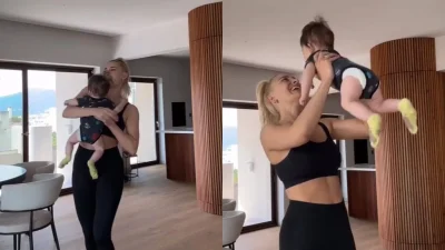 Ιωάννα Τούνη: Χόρευε με το νουνίτο "Τσιτσάνη για βρέφη" - «Δεν είναι πολύ περίεργο;»