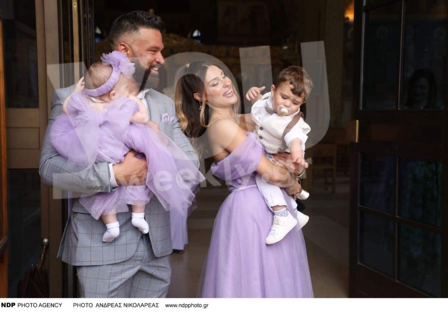 Βάπτιση κόρης Κώστα Σόμμερ: Παραμυθένιο και λιλά το φόρεμα που επέλεξε η Βαλεντίνη Παπαδάκη (Αποκλειστικό Youweekly.gr)