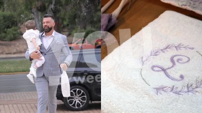 Βάπτιση κόρης Κώστα Σόμμερ: Παραμυθένιο και λιλά το φόρεμα που επέλεξε η Βαλεντίνη Παπαδάκη (Αποκλειστικό Youweekly.gr)