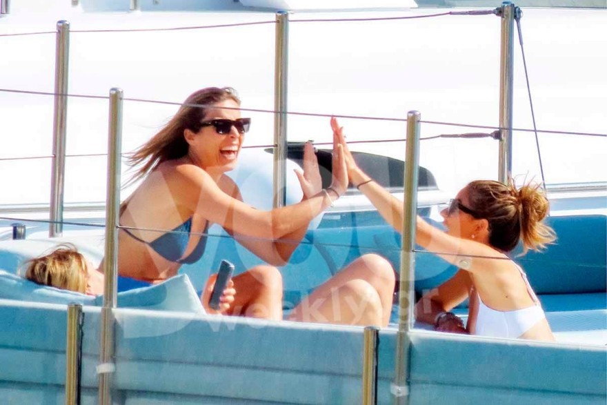 Ερωτική κρουαζιέρα για Χρουσαλά - Πατίτσα: Έκαναν ασκήσεις γυμναστικής στο κατάστρωμα του σκάφους (Μόνο στο YOU)