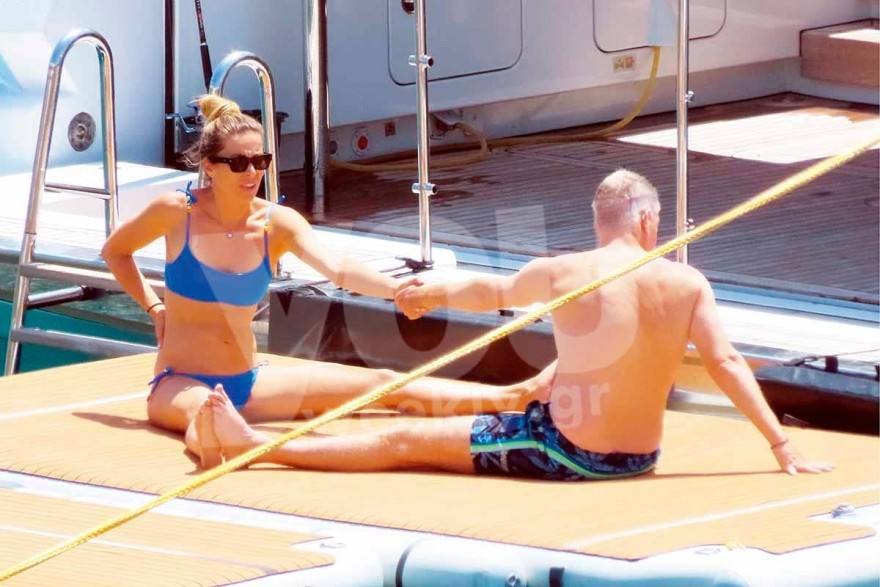 Ερωτική κρουαζιέρα για Χρουσαλά - Πατίτσα: Έκαναν ασκήσεις γυμναστικής στο κατάστρωμα του σκάφους (Μόνο στο YOU)