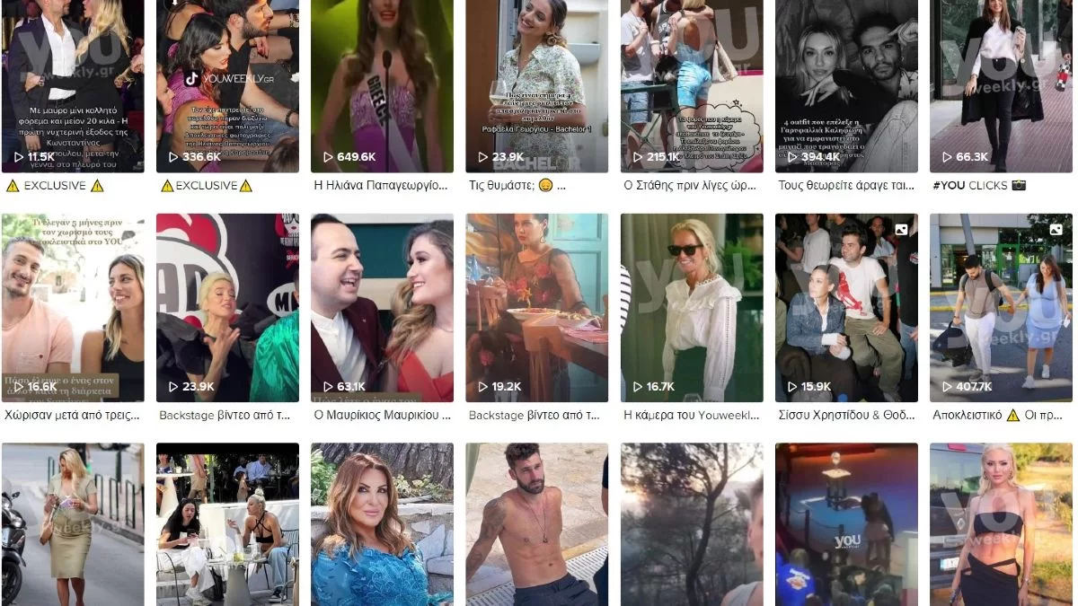 Το βίντεο του Youweekly.gr στο Tik Tok που έσπασε ρεκόρ με χιλιάδες προβολές