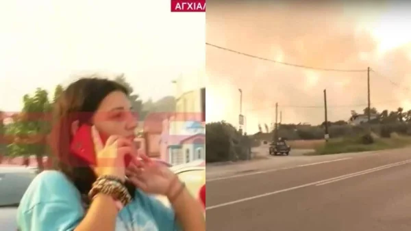 Φωτιά Αγχίαλος Μαγνησία: Ανατριχιαστικές εικόνες που θυμίζουν σκηνικά πολέμου - Έφευγαν κλαίγοντας οι κάτοικοι μετά τις πολλαπλές εκρήξεις