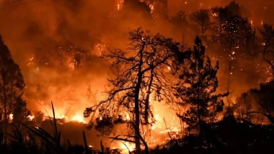 Φωτιά στο Μηλάκι Εύβοιας