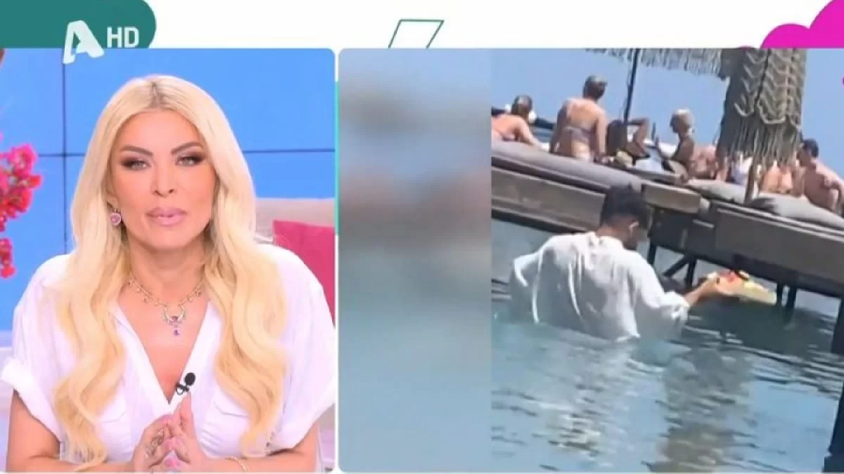 «Εγώ θα ντρεπόμουν και θα στεναχωριόμουν! Είναι δουλοπρεπές...» - Φανερά ενοχλημένη η Καινούργιου με την εκμετάλλευση του σερβιτόρου στη Ρόδο