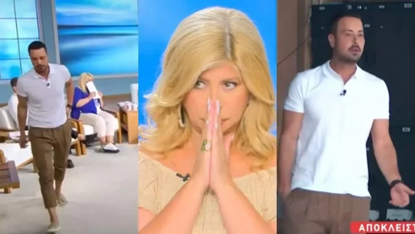 «Μας τα έχεις κάνει τσουρέκια, γλυφτράκι, παπαγαλάκι»  - Αποχώρησε έξαλλος ο Κουσουλός από το παλτό του ''Aλήθειες με τη Ζήνα''