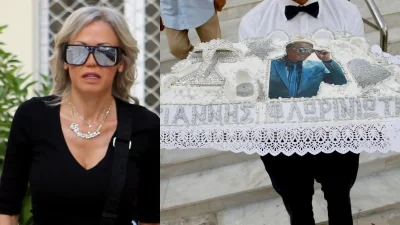 Γιάννης Φλωρινιώτης: Καταρρακωμένα τα παιδιά του στο μνημόσυνο - Τραγική φιγούρα η σύζυγός του, Μάχη