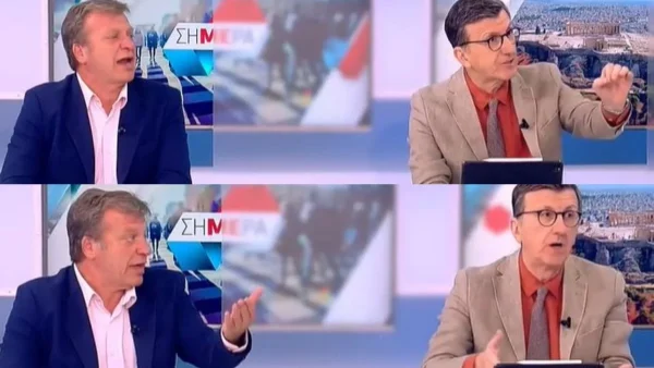 Χαλασμός στον αέρα του ΣΚΑΙ με Πορτοσάλτε και Παπαδημητρίου: «Ανακάλεσε τώρα! Ανακάλεσέ το» - «Μα δεν με αφήνεις να μιλήσω»