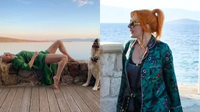 Σμαράγδα Καρύδη: Φωτογραφίες από το σπίτι της στην Αίγινα - Έχει "πιάτο" όλο το νησί και κήπο με πισίνα