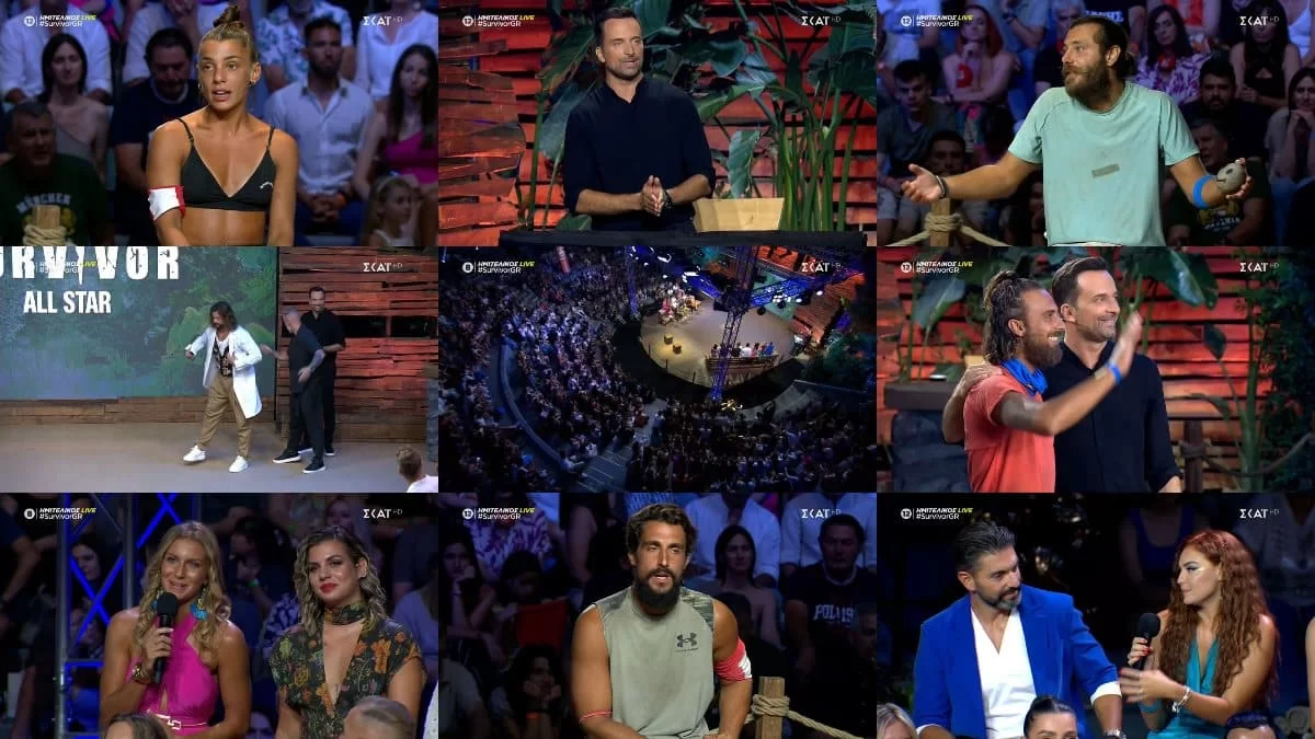 Ημιτελικός Survivor All Star: Τα νούμερα τηλεθέασης του πρώτου live - Κατάφερε να εκτοπίσει τον Σασμό;