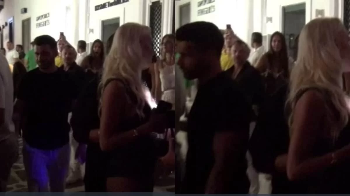 Αντιλήφθηκε την παρουσία του και γύρισε κεφάλι - Δεν αντάλλαξαν ούτε κουβέντα στην Μύκονο Στάθης Σχίζας και Αλεξάνδρα Παναγιώταρου (Βίντεο)