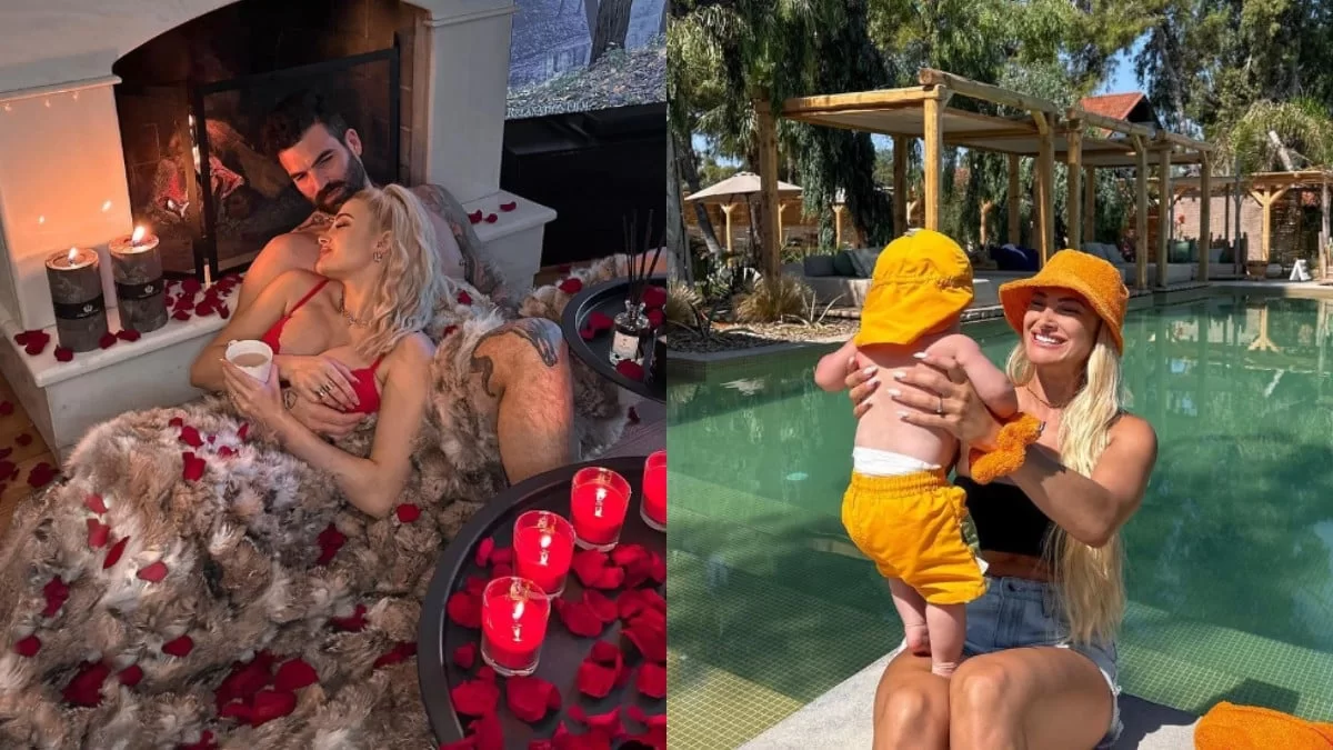 Έτσι τους βρήκε το πρωί στη Σαντορίνη - Η φωτογραφία της Ιωάννας Τούνη με μαγιό στο κρεβάτι δίπλα στο νουνίτο & τον Αλεξάνδρου