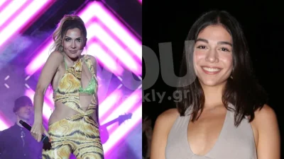 Χωρίς τον Πολυχρονιάδη, με μικροσκοπικό τοπάκι και τζιν σορτς - Η εμφάνιση της Μελίνας Νικολαΐδη στη συναυλία της Δέσποινας Βανδή