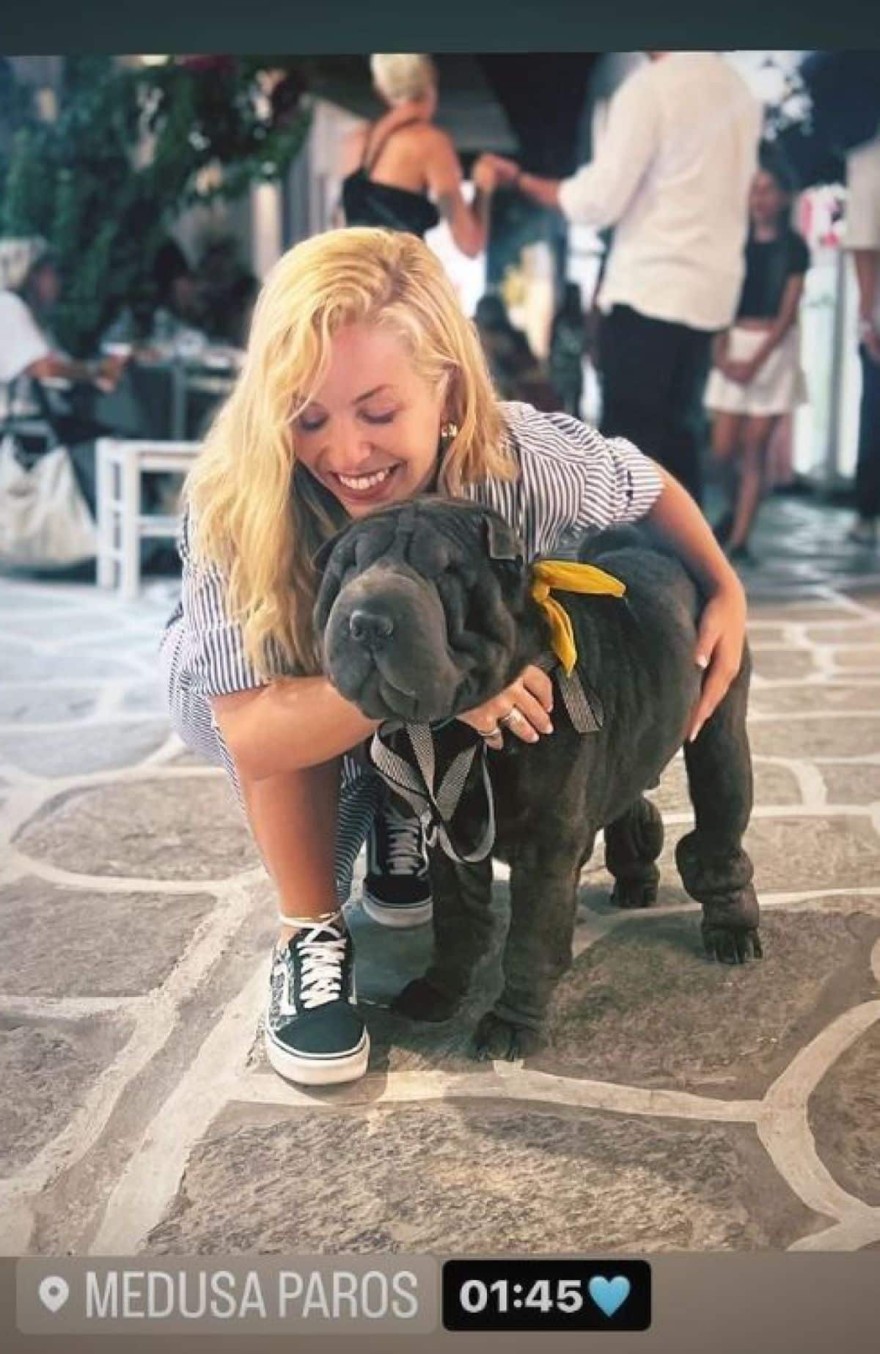 Μαρία Αναστασοπούλου διακοπές Πάρος