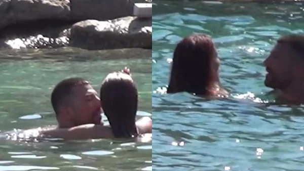 Ασυγκράτητο σε παραλία της Μυκόνου αγαπημένο ζευγάρι - Όλοι κοιτούσαν τις αγκαλιές και τα "καυτά" τους φιλιά μέσα στο νερό