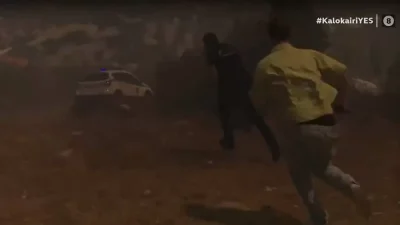 «Φύγετε παιδιά, Χριστός και Παναγία! Τι ψυχραιμία;» - Σε κατάσταση πανικού η Μαριάντα Πιερίδη με την φωτιά που πλησίαζε το συνεργείο του OPEN