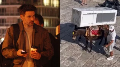 «Εάν δεν έρθουν...» - Εκτός εαυτού ο Λεβεντογιάννης με άνθρωπο που φόρτωσε γαϊδουράκι με ψυγείο