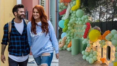 Ξανά μαζί Σίσσυ Χρηστίδου & Θοδωρής Μαραντίνης για χάρη του μικρού γιου τους - Η φαντασμαγορική τούρτα που του ετοίμασαν