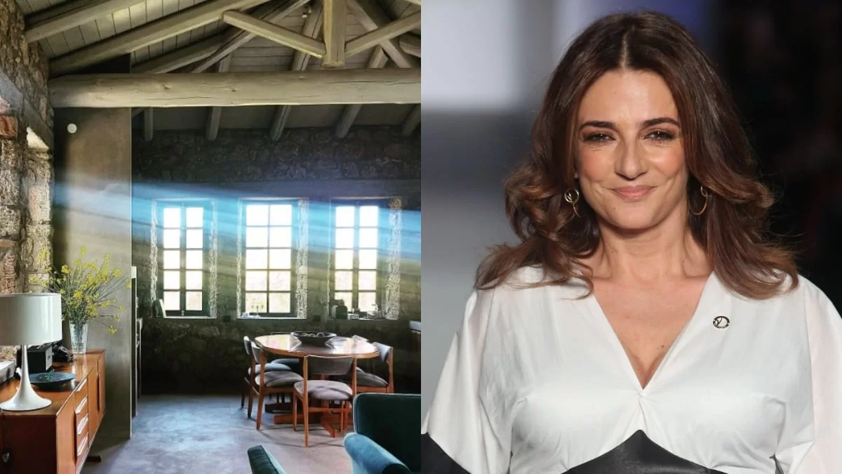 Έχει πράσινο κήπο με θέα βουνό και θάλασσα - Φωτογραφίες από το πετρόχτιστο εξοχικό σπίτι της Μαρίας Λεκάκη στο χωριό