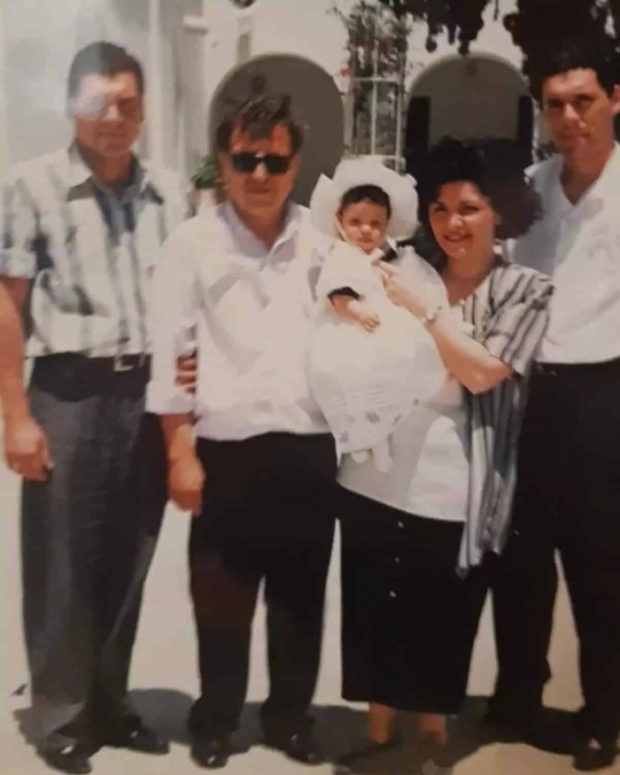 Μαριαλένα Ρουμελιώτη βάφτιση