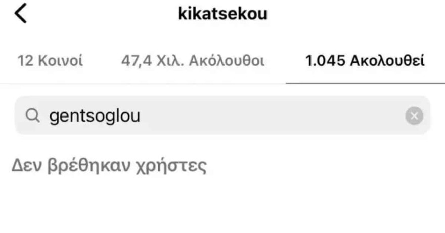 Τσέκου Γκέντσογλου unfollow