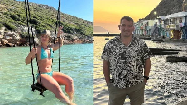 Μαυρισμένοι και τρελά ερωτευμένοι στα Κύθηρα - Η σπάνια φωτογραφία της Αφροδίτης Σκαφίδα με τον Πύρρο Δήμα