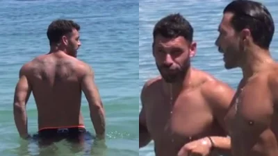 ''Πανζουρλισμός'' σε beach bar της Μυκόνου με Σχίζα & Ασημακόπουλο - ''Έκαψαν'' καρδιές τα καλλίγραμμα κορμιά τους (Βίντεο)