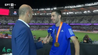 Μ.Τεντόγλου: «Ευχαριστώ όλους τους Έλληνες» - Οι πρώτες του δηλώσεις μετά την κατάκτηση του χρυσού!