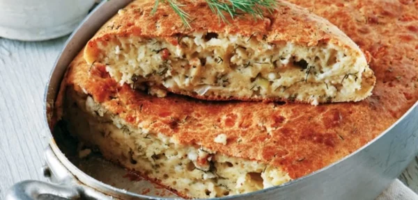 Με γιαούρτι χωρίς φύλλο - Εύκολη τυρόπιτα σε χρόνο μηδέν