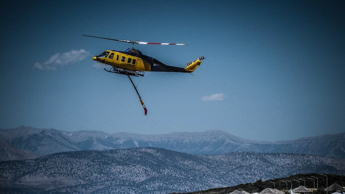 Συνετρίβη ελικόπτερο στη Βόρεια Εύβοια