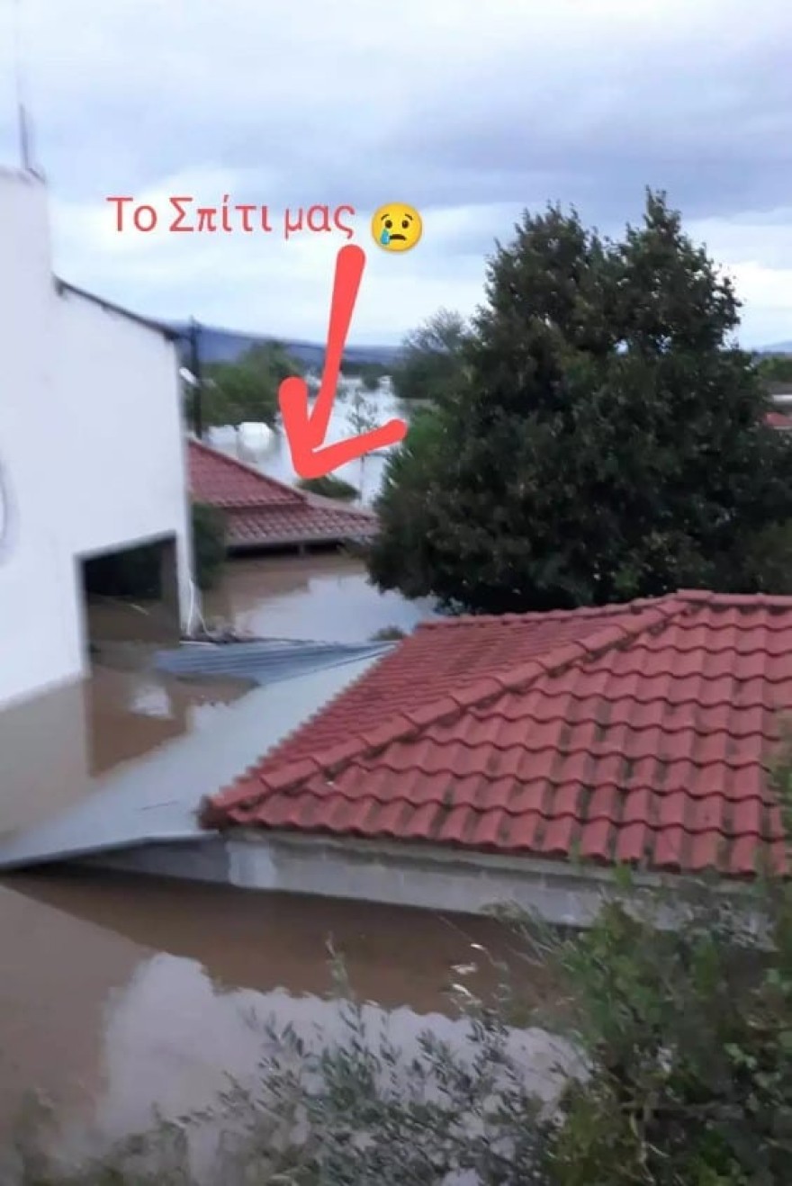 Αποκαρδιωτικές εικόνες: Δύσκολες ώρες για ηθοποιό της σειράς Παραλία - Πλημμύρισε το σπίτι της στην Καρδίτσα