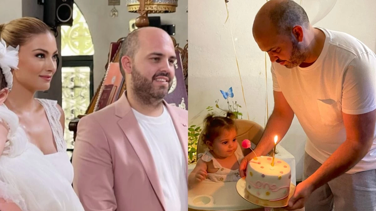 Με μακρύ λευκό φόρεμα και άνοιγμα στην πλάτη - Η Δέσποινα Καμπούρη βάφτισε την κόρη του Μάνου Μαγιάτη