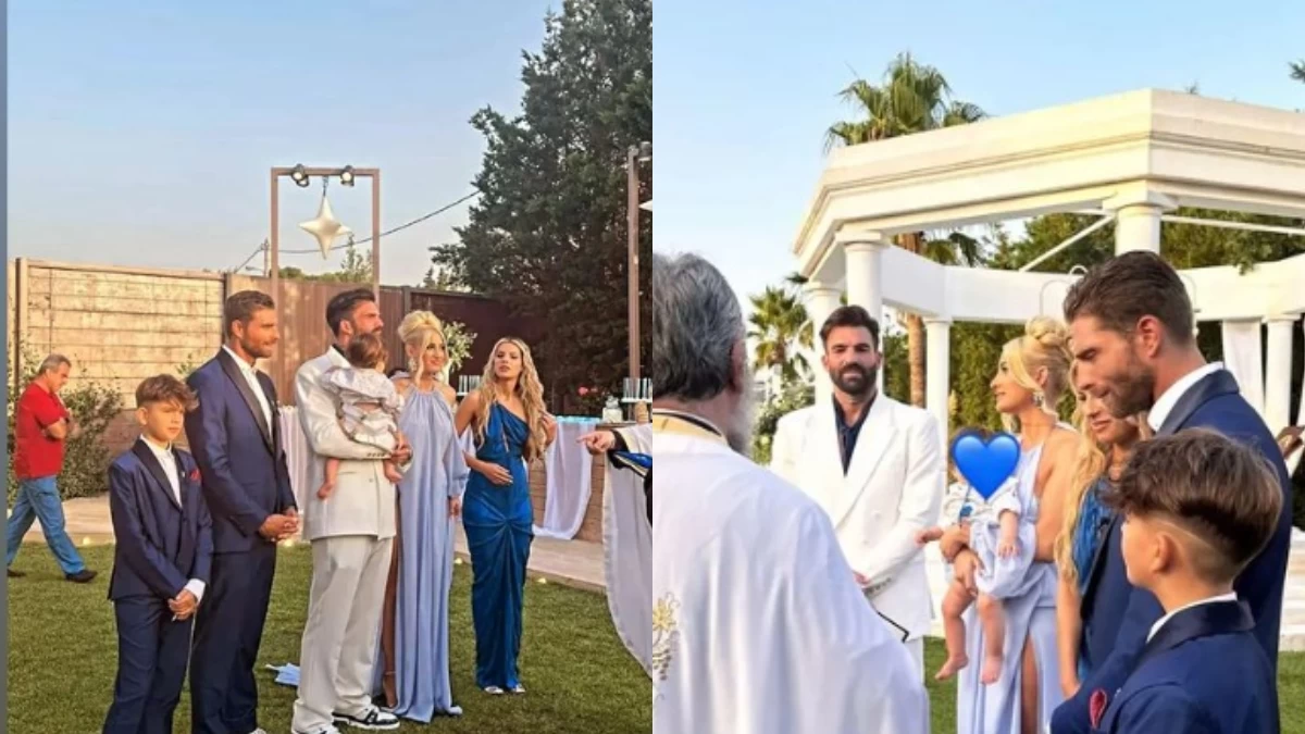 «Νιώθω σαν να έγινα δεύτερη φορά μπαμπάς!!!» - Η πρώτη ανάρτηση του νονού, Γιώργου Μανίκα, μετά τη βάφτιση του νουνίτο