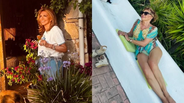 Μικρός παράδεισος το εξοχικό της Μιμής Ντενίση - Με πισίνα, πέτρινους τοίχους, άσπρες κουρτίνες στην αυλή και αμέτρητα φυτά