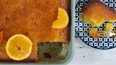 Τα απόλυτα tips για σιροπιαστή πορτοκαλόπιτα χωρίς φύλλο με σιμιγδάλι - Το μεγάλο μυστικό είναι...