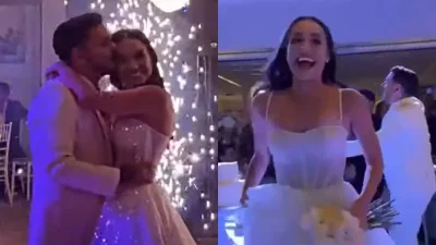 Έλαμπαν από ευτυχία στον πρώτο τους χορό μετά τον γάμο - Η αφιέρωση του Stan στη Βέρα Σωτηροπούλου στο γλέντι στην Πάρο