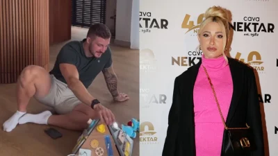 Συγκινημένη η Ιωάννα Τούνη - Καμάρωνε από μια γωνία τον αδερφό της που έπαιζε με το γιο της (Βίντεο)