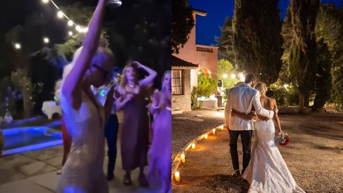 Τζένη Μελιτά: Ο ξέφρενος χορός με το τρίτο νυφικό και η τρυφερή ανάρτηση του Σπύρου Μαργαρίτη