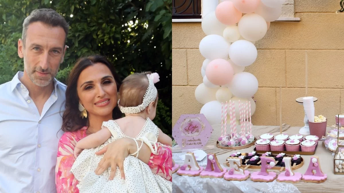 Νονά η Χάρις Αλεξίου - Με εντυπωσιακό πράσινο φόρεμα στη βάφτιση της κόρης της Ζωής Παπαδοπούλου και του Θοδωρή Πλεμμένου