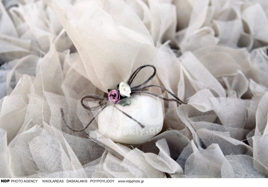 βάφτιση κόρης Παπαδοπούλου Πλεμμένου μπομπονιέρα