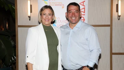 «Περιμένουμε...» - Οι πρώτες δηλώσεις του Πύρρου Δήμα για την εγκυμοσύνη της Αφροδίτης Σκαφίδα
