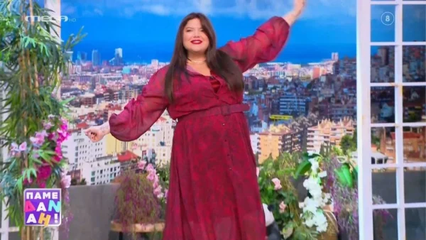 Πάμε Δανάη: Επέστρεψε στο πλατό του MEGA η Δανάη Μπάρκα