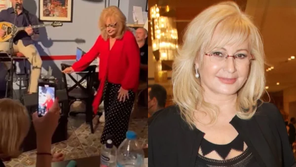 Ένα μαγαζί ολόκληρο την κοιτούσε - Το βαρύ ζεϊμπέκικο της Αγγελικής Νικολούλη σε μεγάλα κέφια