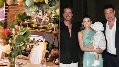 Εντυπωσιακό πάρτι γενεθλίων για το γιο Σιαμπάνη & Σταθοκωστόπουλου - Η συγκινητική φωτογραφία με τον Οικονομόπουλο και το μικρό Φώτιο