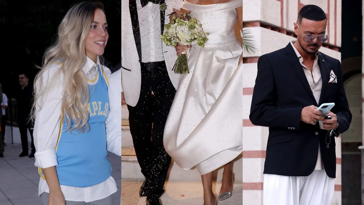 Λαμπερός γάμος στην ελληνική showbiz - Το παραμυθένιο νυφικό της νύφης και οι διάσημοι καλεσμένοι