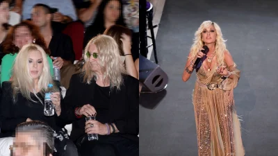 Στη σκηνή η Βίσση και δίπλα η Φερεντίνου - Το φιλί του Νίκου Καρβέλα στην Αννίτα Πάνια στις κερκίδες