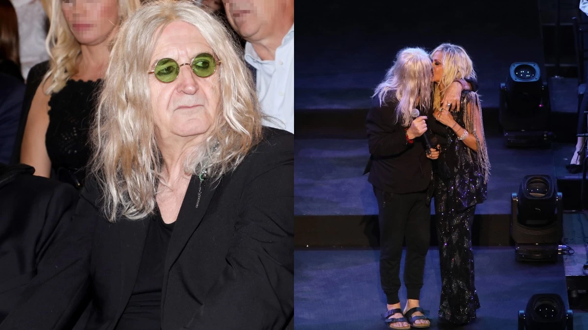 Ηρώδειο: Στις κερκίδες με τη σύντροφό του ο Νίκος Καρβέλας - Ακολούθησε το φιλί στο στόμα με την Άννα Βίσση