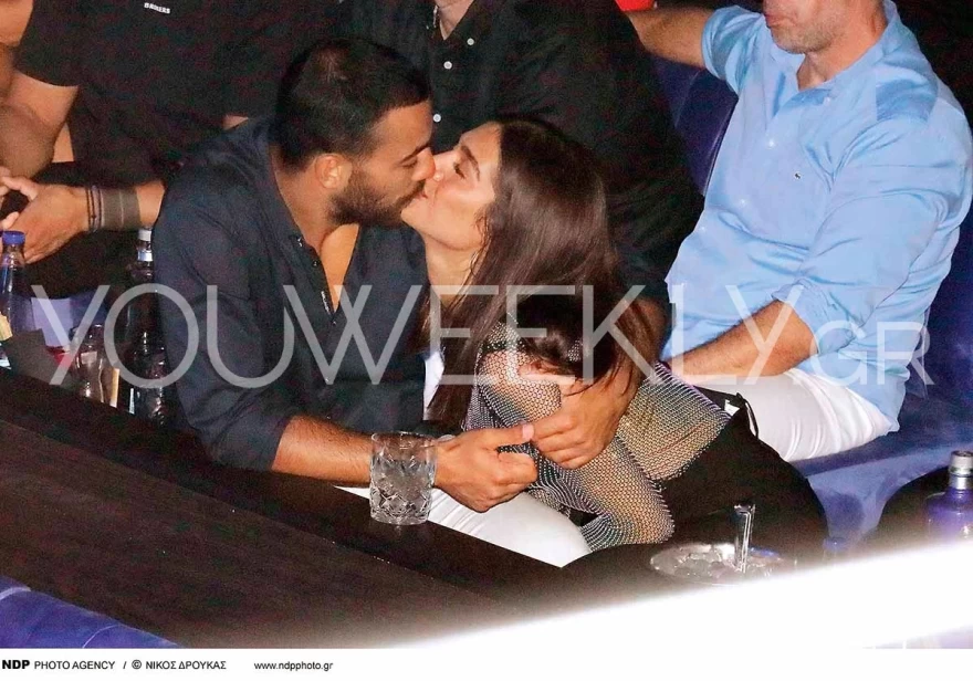 Μελίνα Πολυχρονιάδης τρυφερά φιλιά